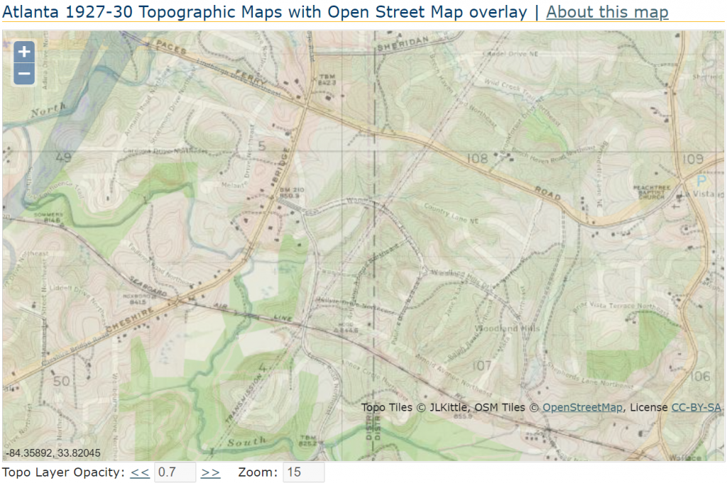 This image has an empty alt attribute; its file name is 1927-Topo-Map-Woodland-Hills-1-1024x681.png